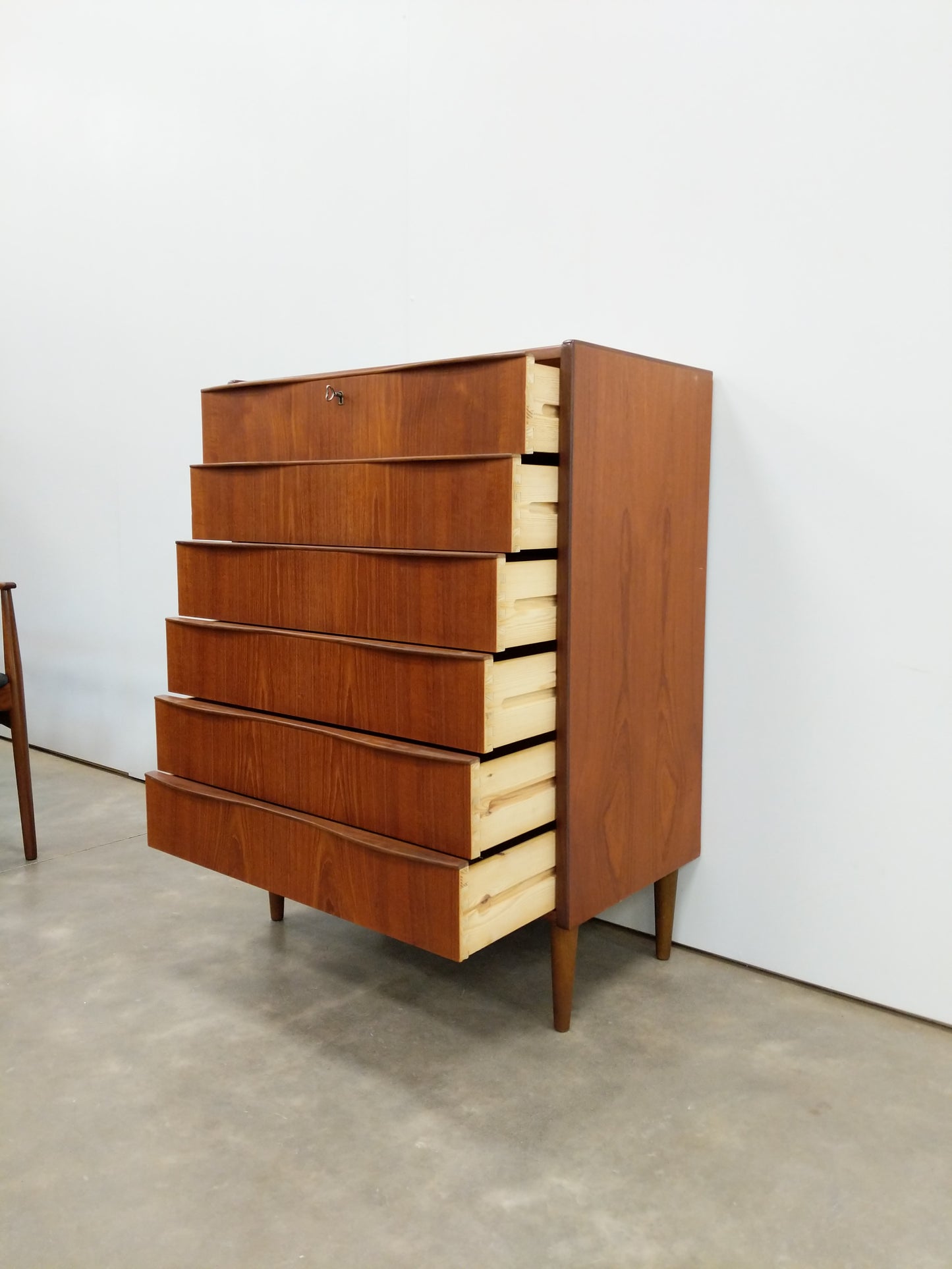 Vintage Danish Modern Teak Dresser