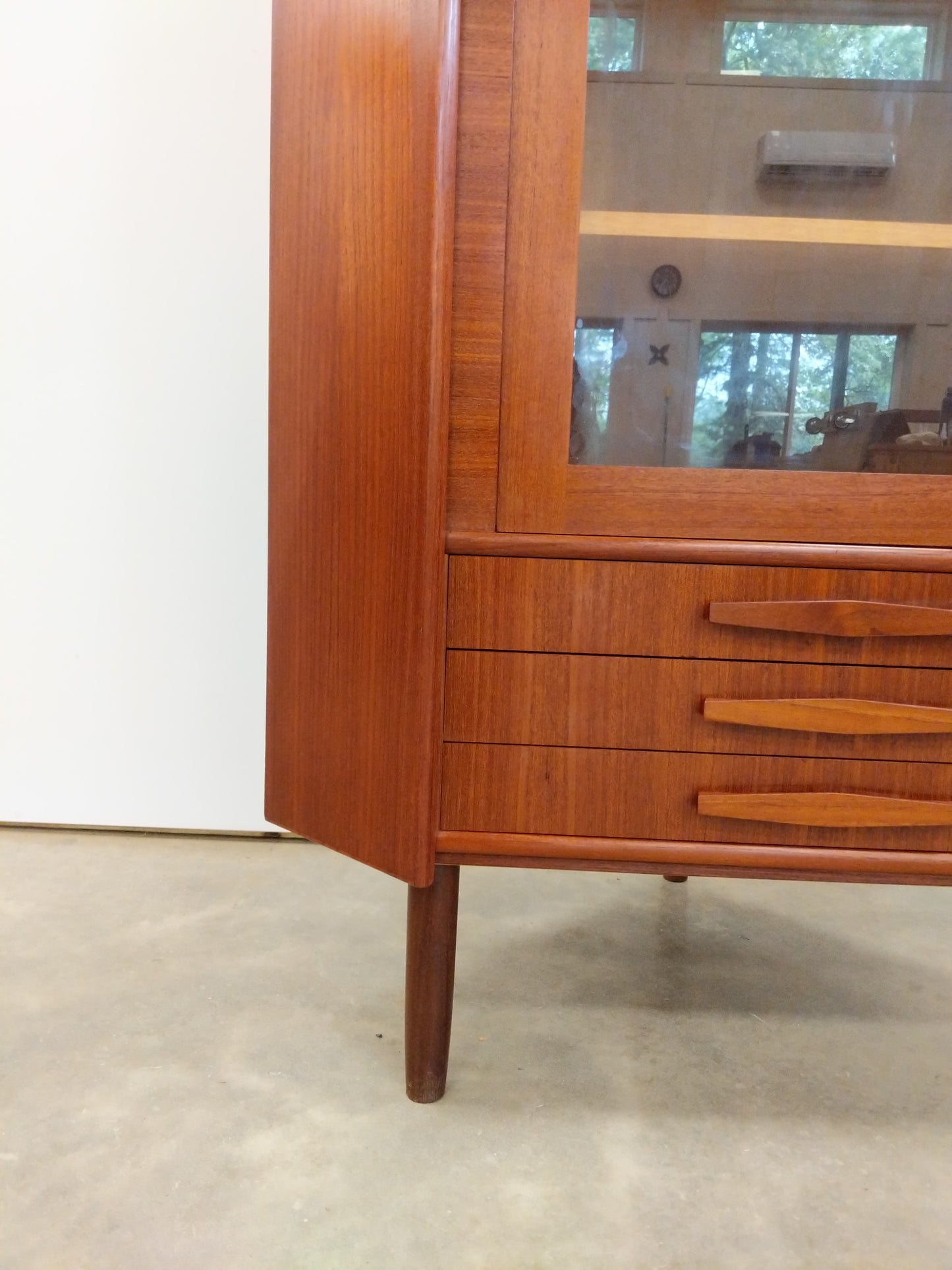 Vintage Danish Modern Teak Corner Cabinet by P. Rimme's