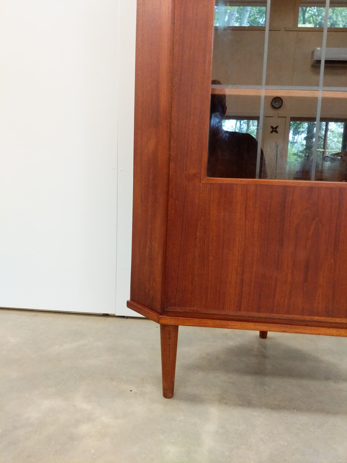Vintage Danish Modern Teak Corner Cabinet