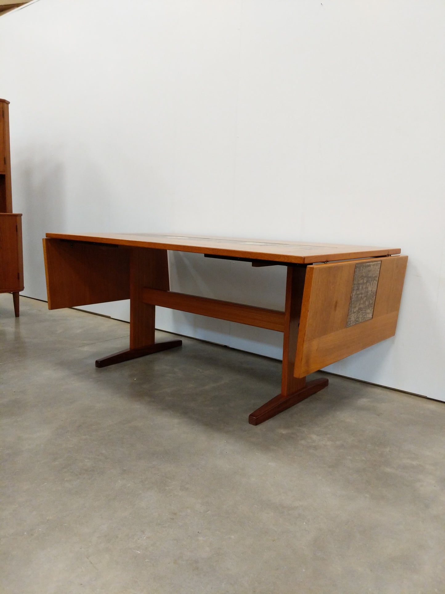 Vintage Danish Modern Teak Dining Table by Farstrup