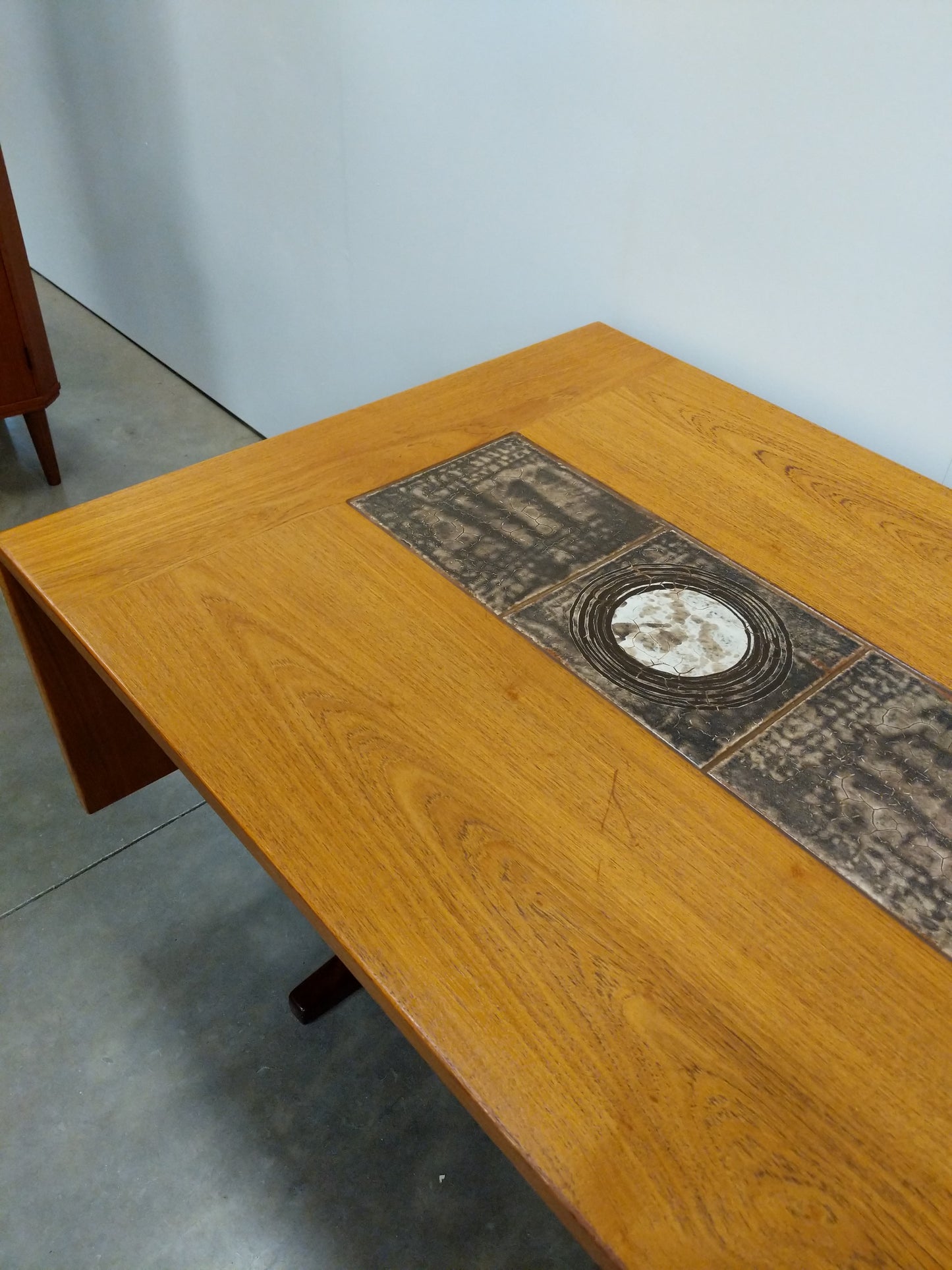 Vintage Danish Modern Teak Dining Table by Farstrup