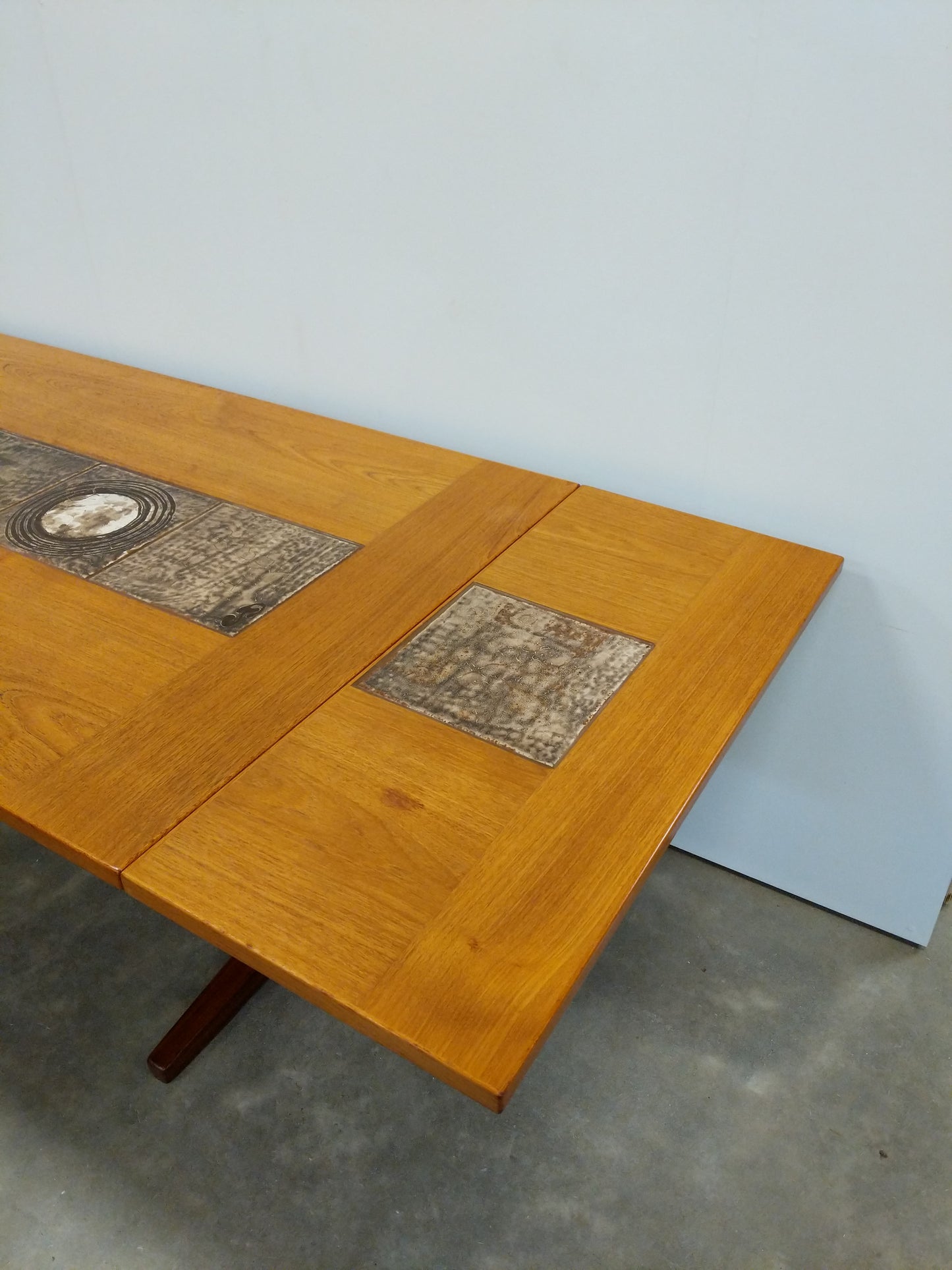 Vintage Danish Modern Teak Dining Table by Farstrup