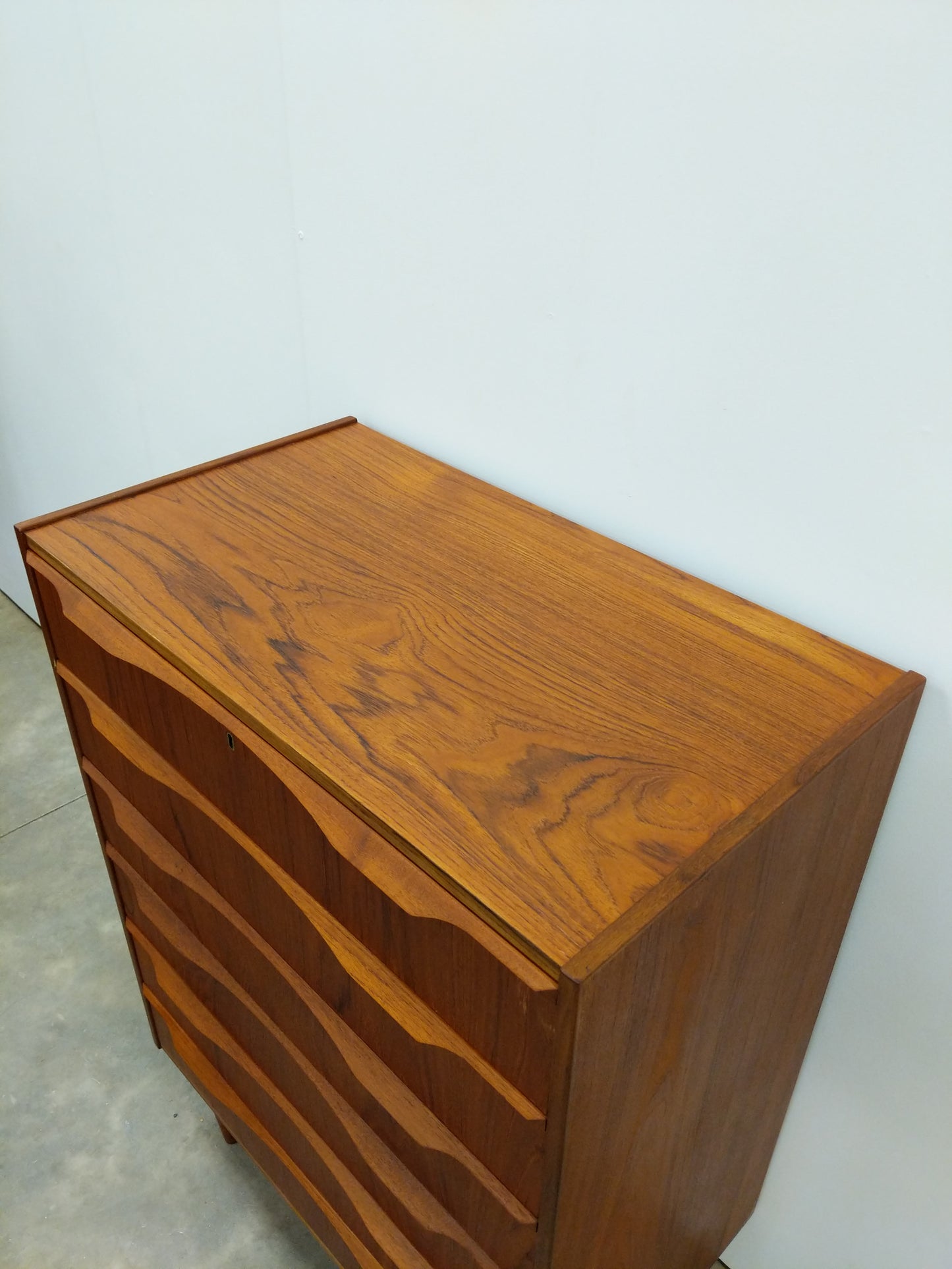 Vintage Danish Modern Teak Dresser by Ønskemøbler