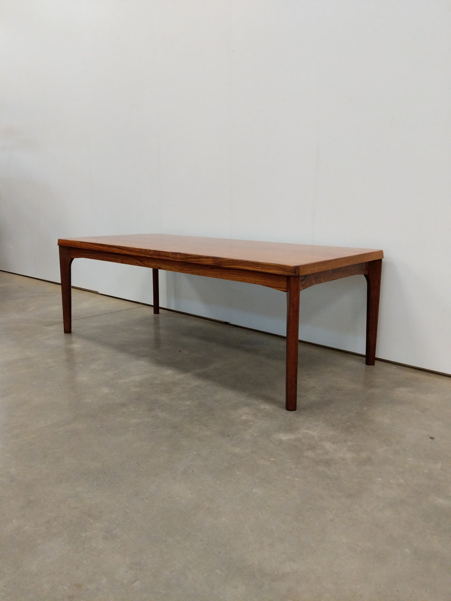 Vintage Danish Modern Rosewood Coffee Table by Henning Kjaernulf
