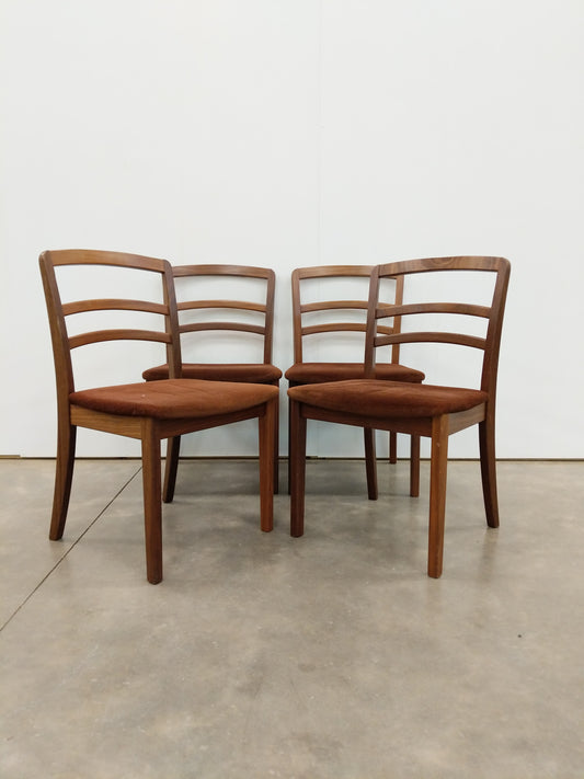 Set of 4 Vintage Mid Century Modern Dining Chairs by G Plan