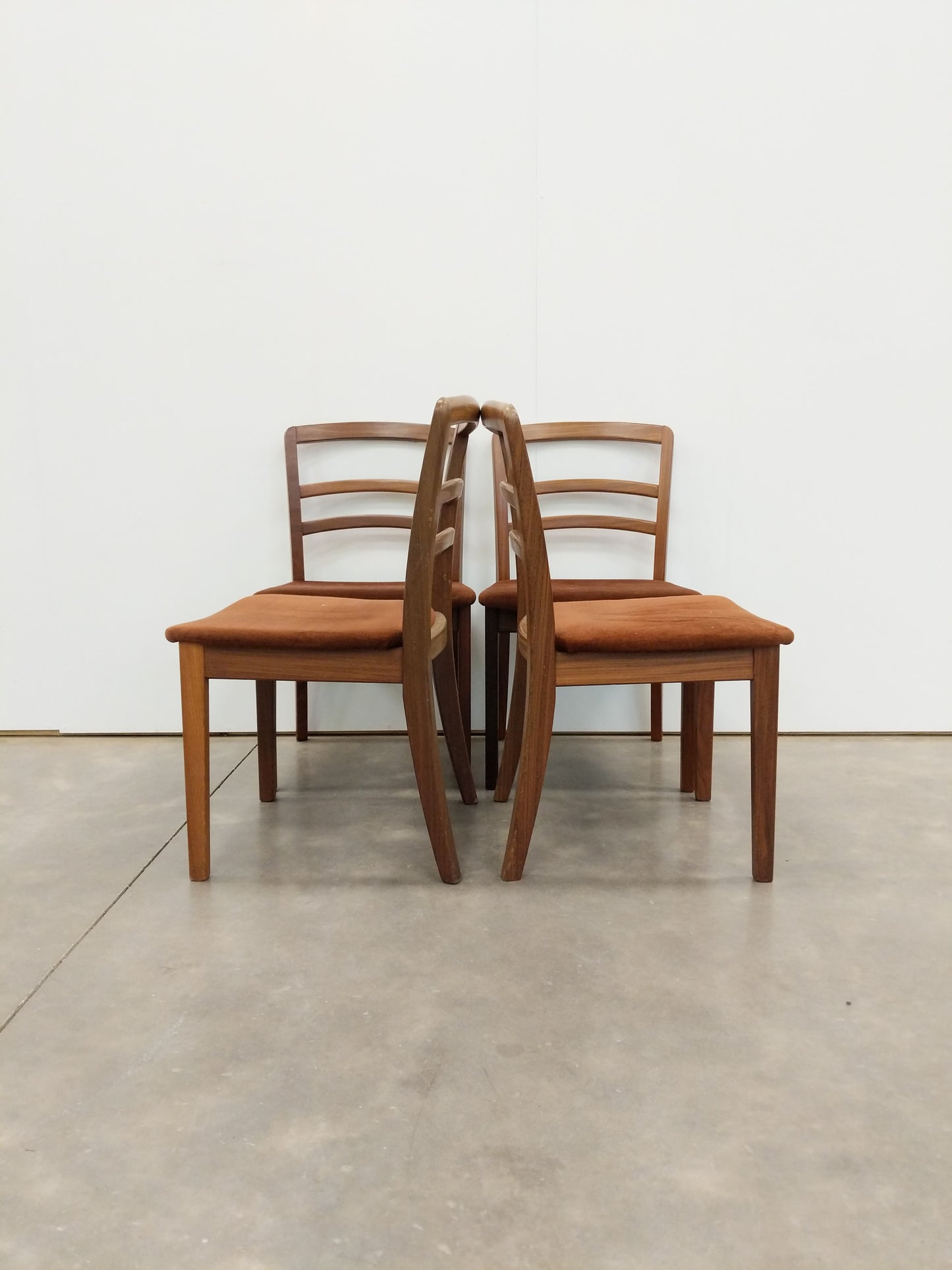 Set of 4 Vintage Mid Century Modern Dining Chairs by G Plan