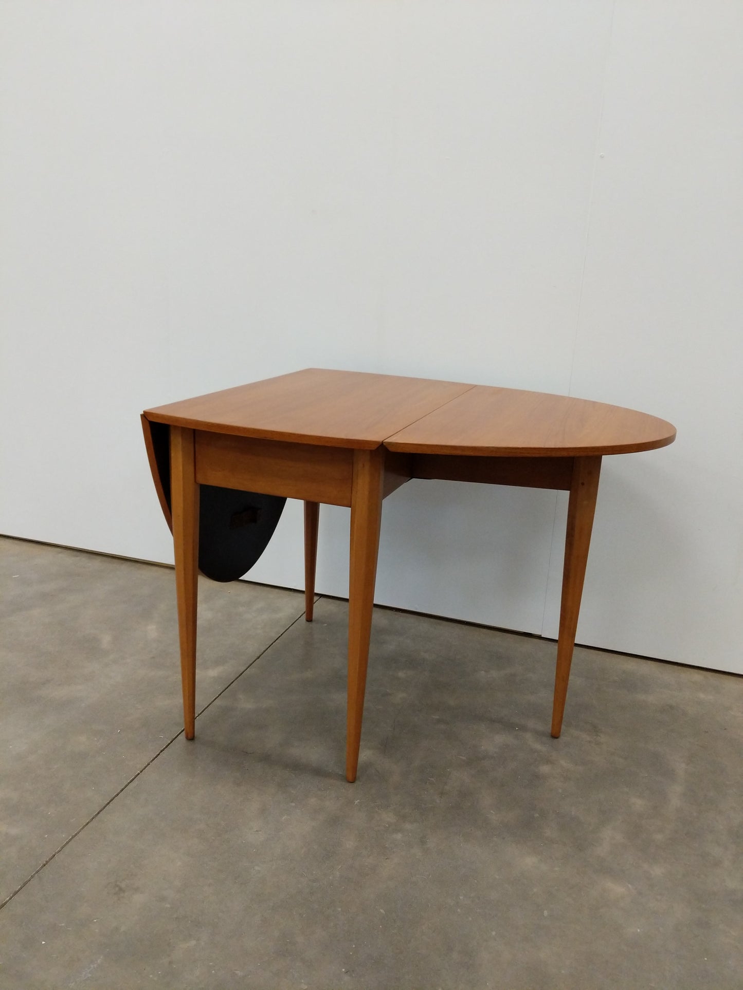 Vintage Mid Century Modern Teak Gate Leg Dining Table