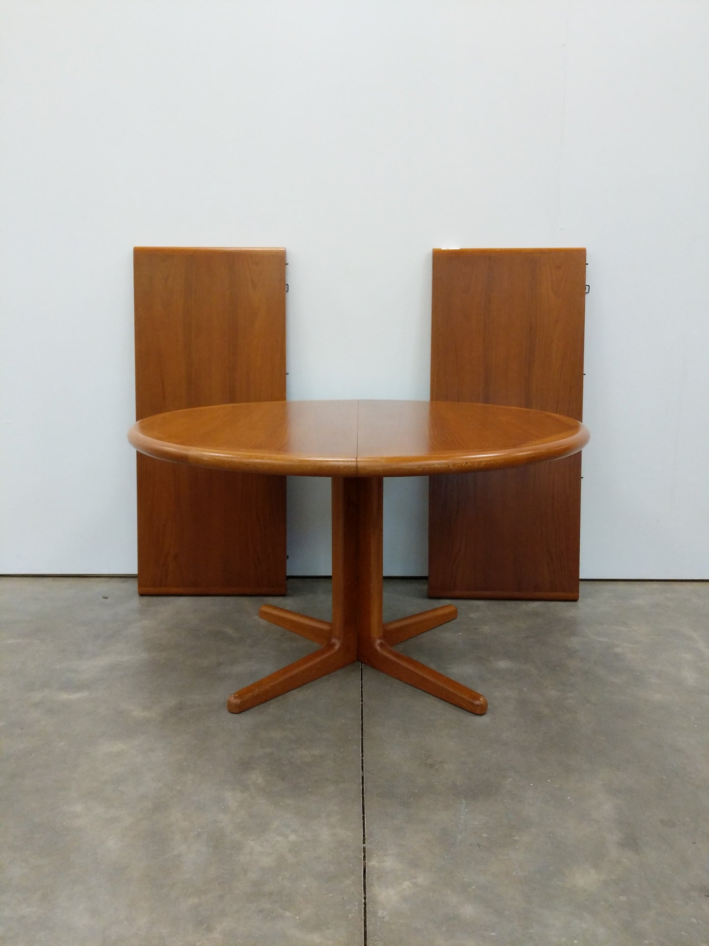 Vintage Danish Modern Teak Dining Table by Laurits M Larsen