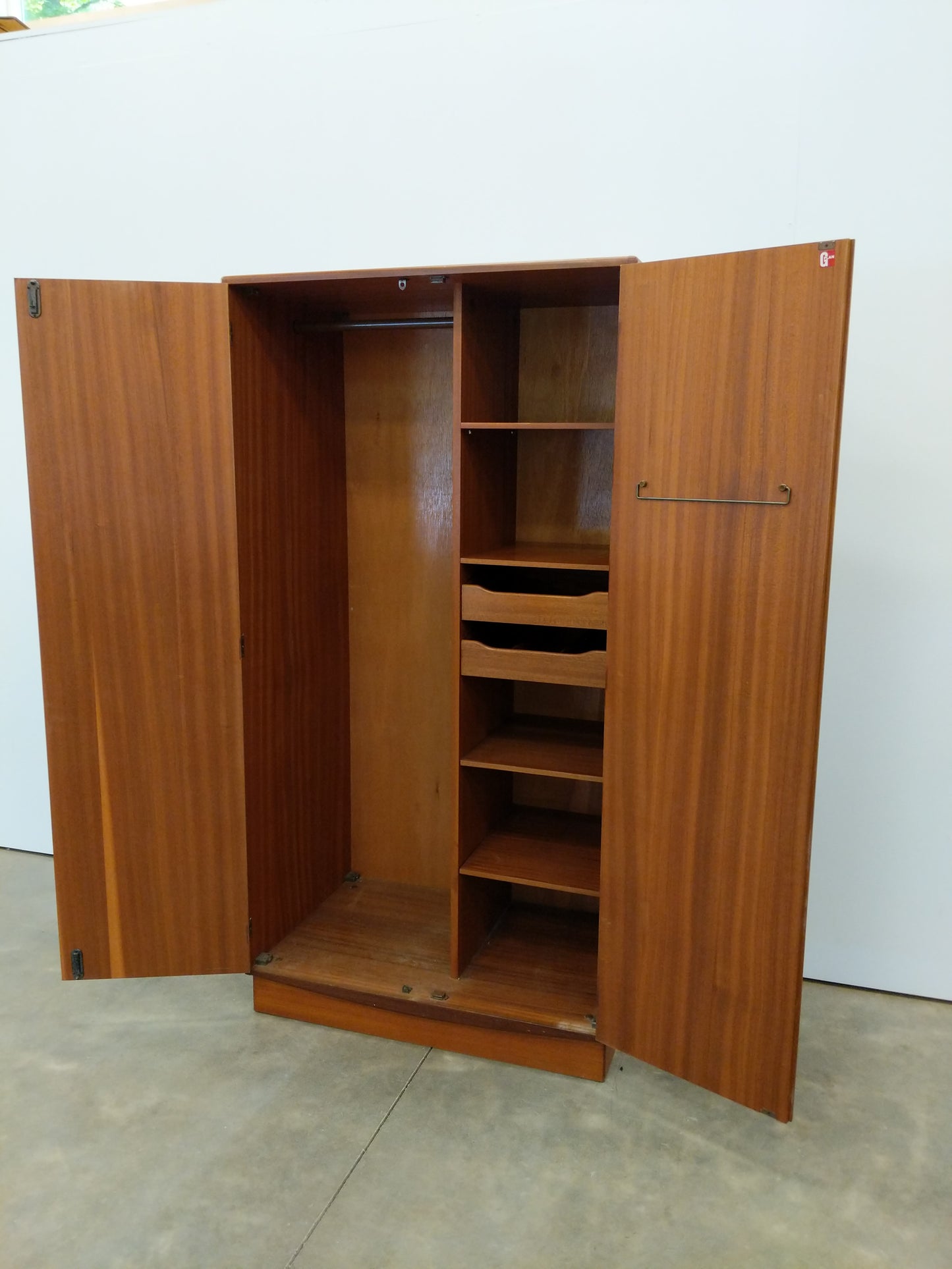Vintage Mid Century Modern Teak Wardrobe by G Plan