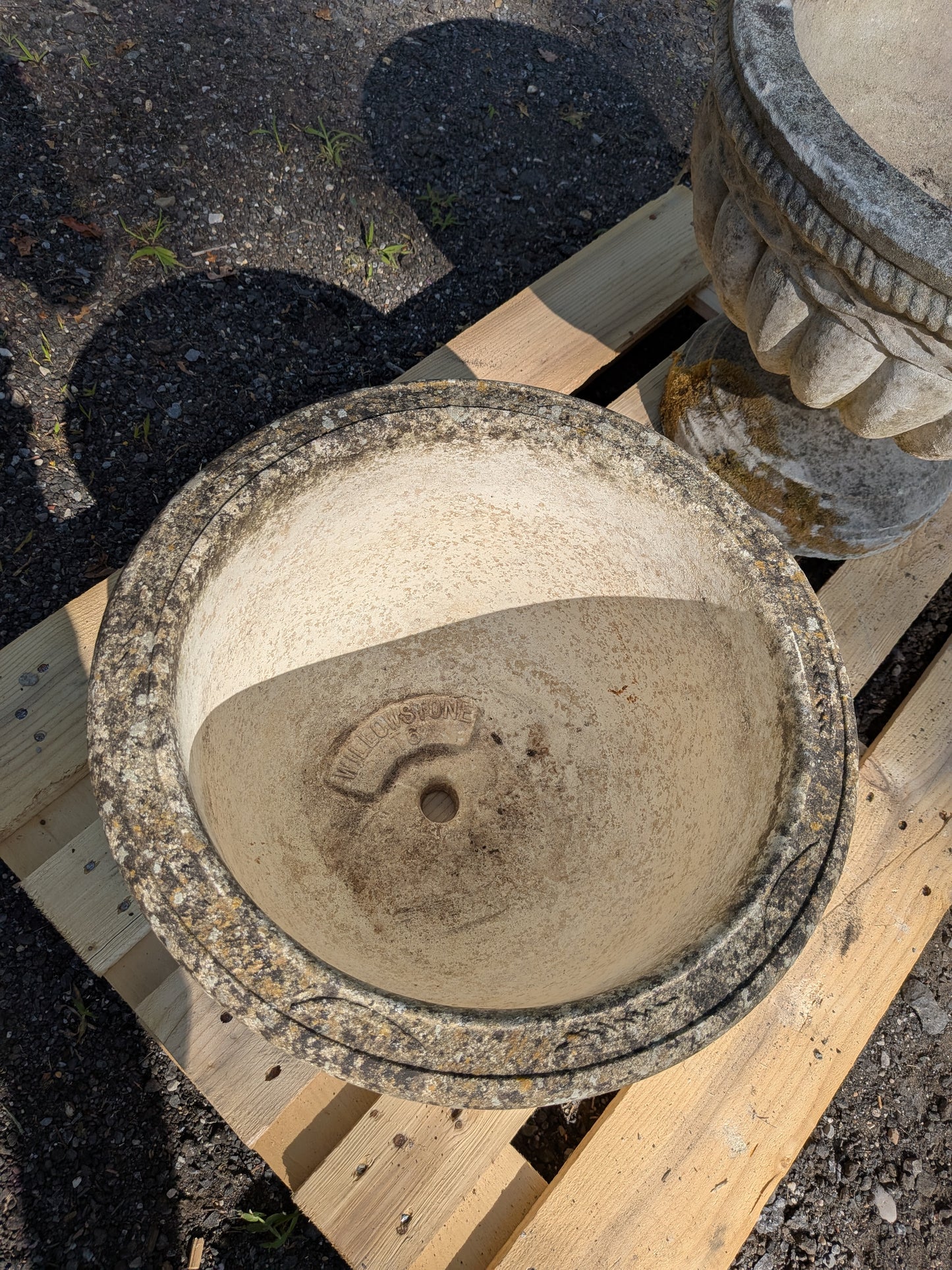 British Cast Stone Planter / Jardiniere