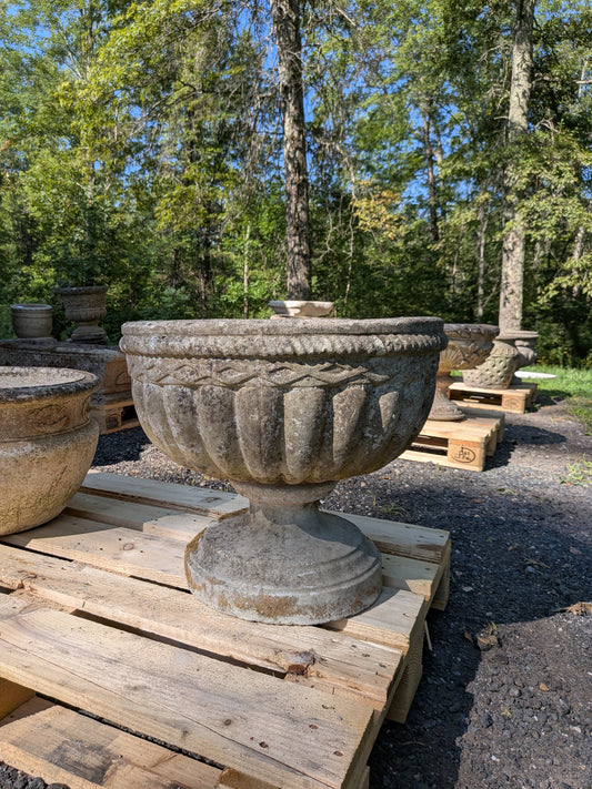 British Cast Stone Planter / Jardiniere