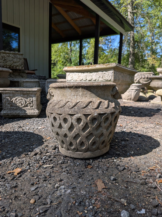 British Cast Stone Planter / Jardiniere