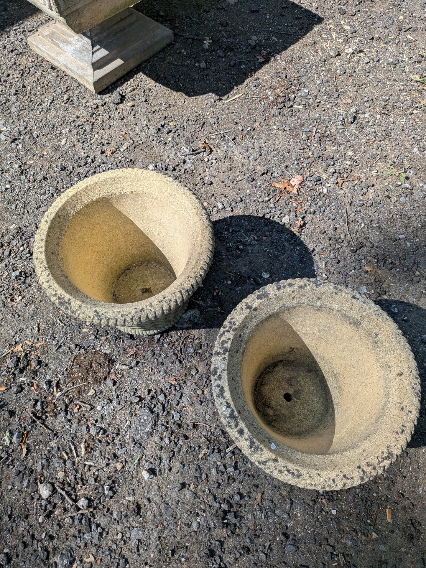 British Cast Stone Planters / Jardinieres