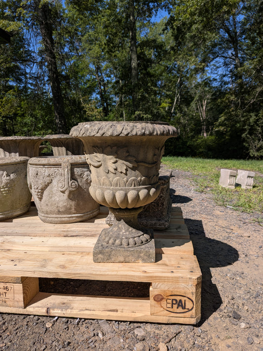 British Cast Stone Planter / Jardiniere