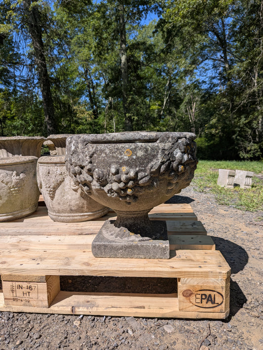 British Cast Stone Planter / Jardiniere