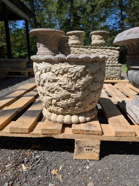 British Cast Stone Planter / Jardiniere