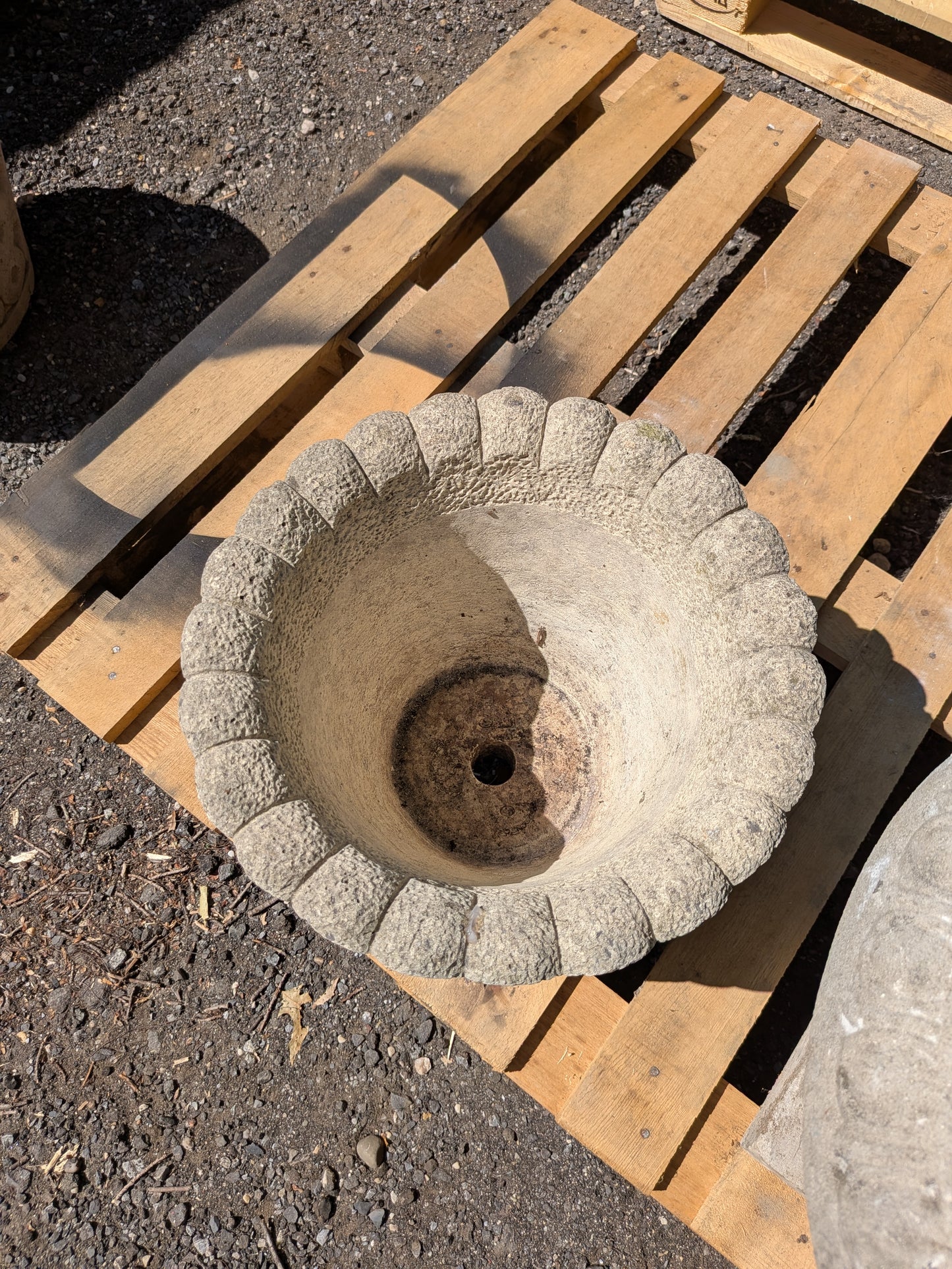British Cast Stone Planter / Jardiniere