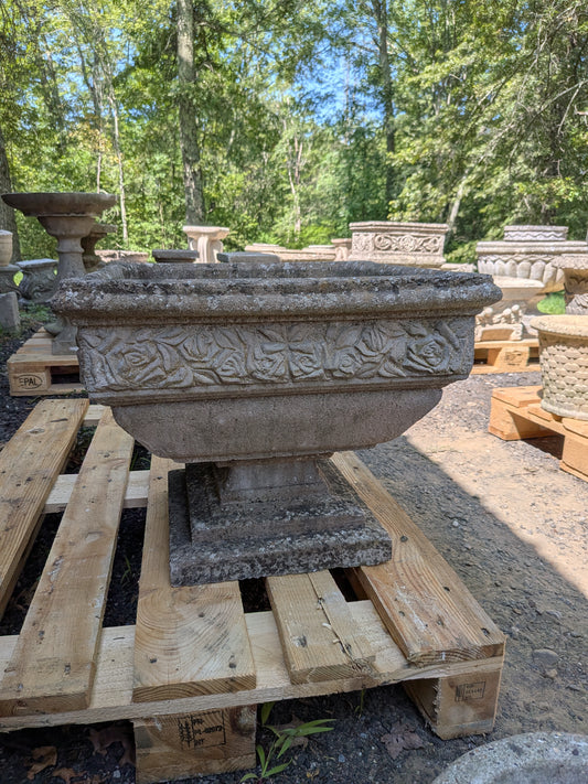 British Cast Stone Planter / Jardiniere