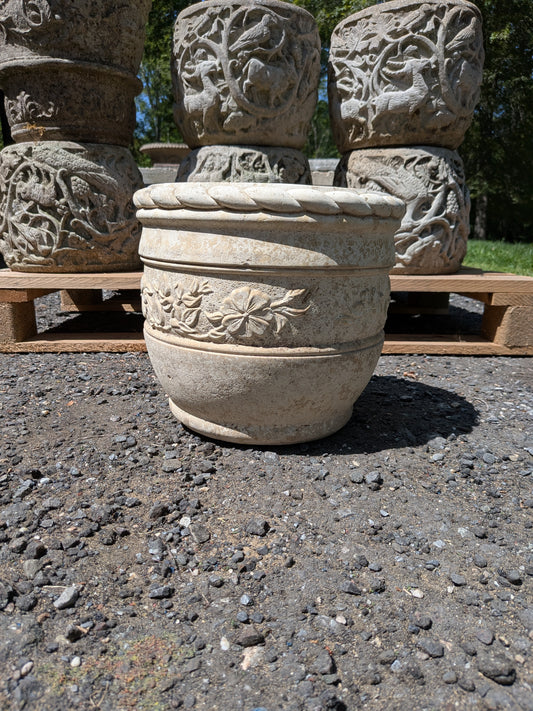 British Cast Stone Planter / Jardiniere
