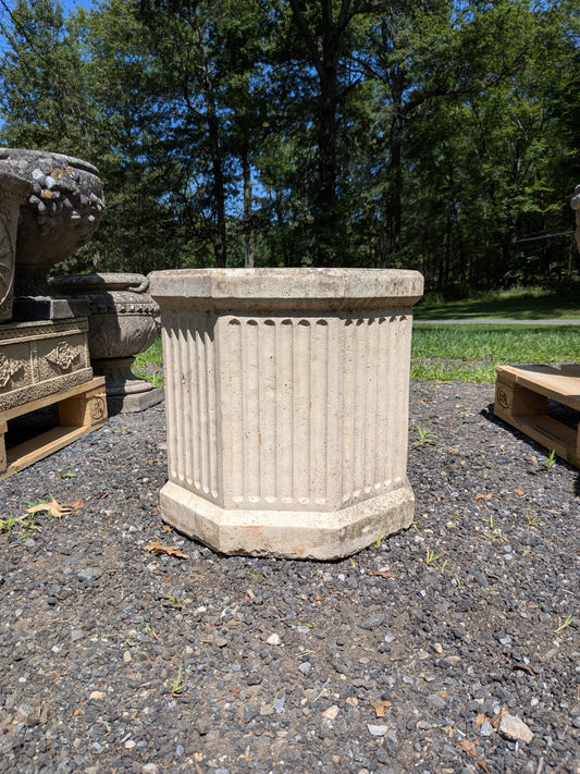 British Cast Stone Planter / Jardiniere