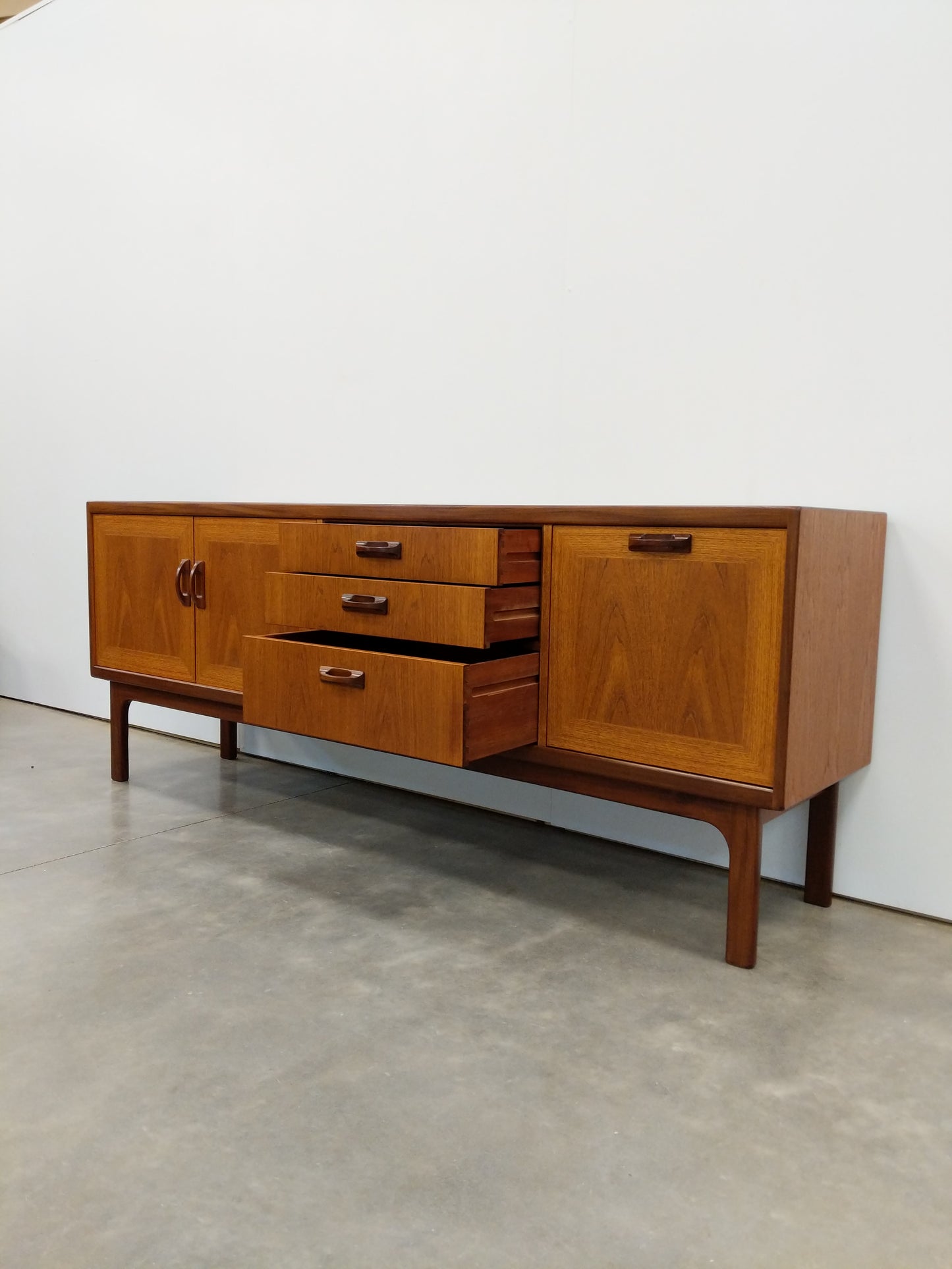Vintage Mid Century Modern Teak Credenza by G Plan