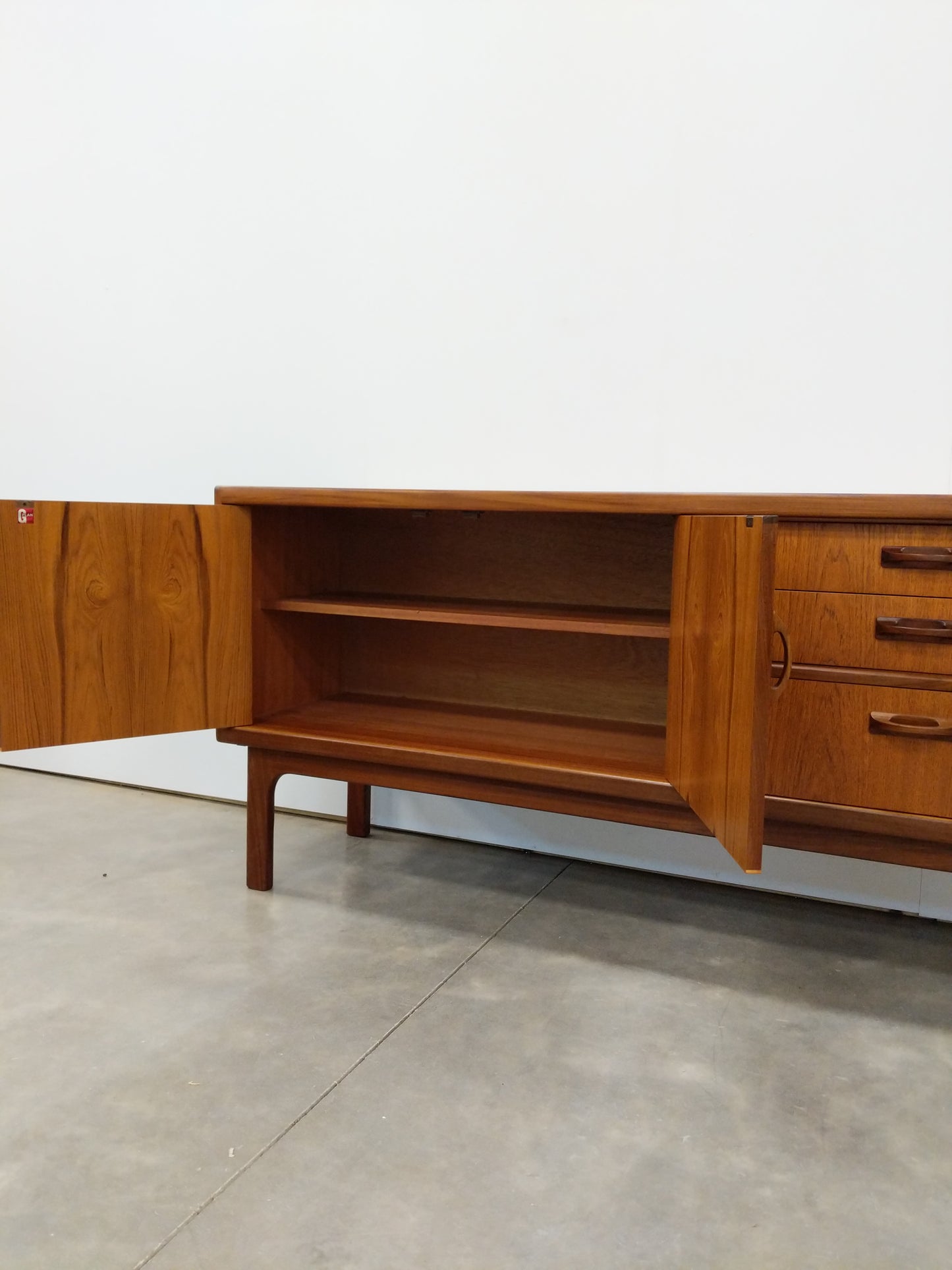 Vintage Mid Century Modern Teak Credenza by G Plan