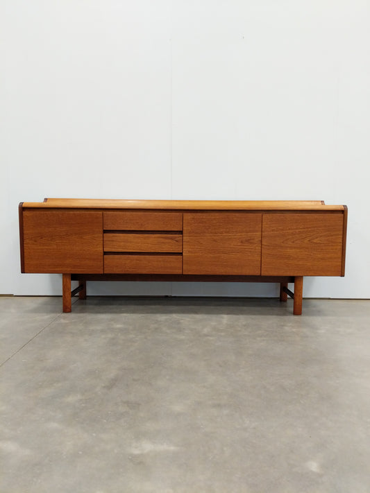 Vintage Mid Century Modern Teak Credenza by White and Newton