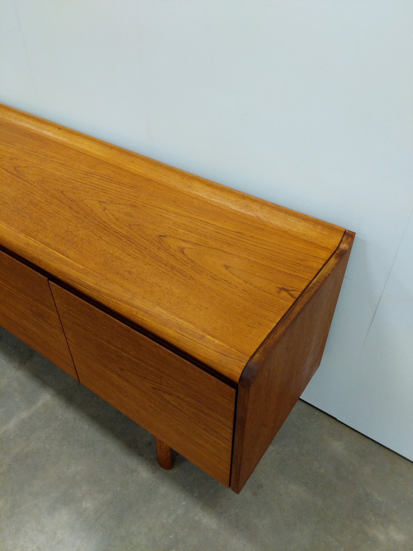 Vintage Mid Century Modern Teak Credenza by White and Newton