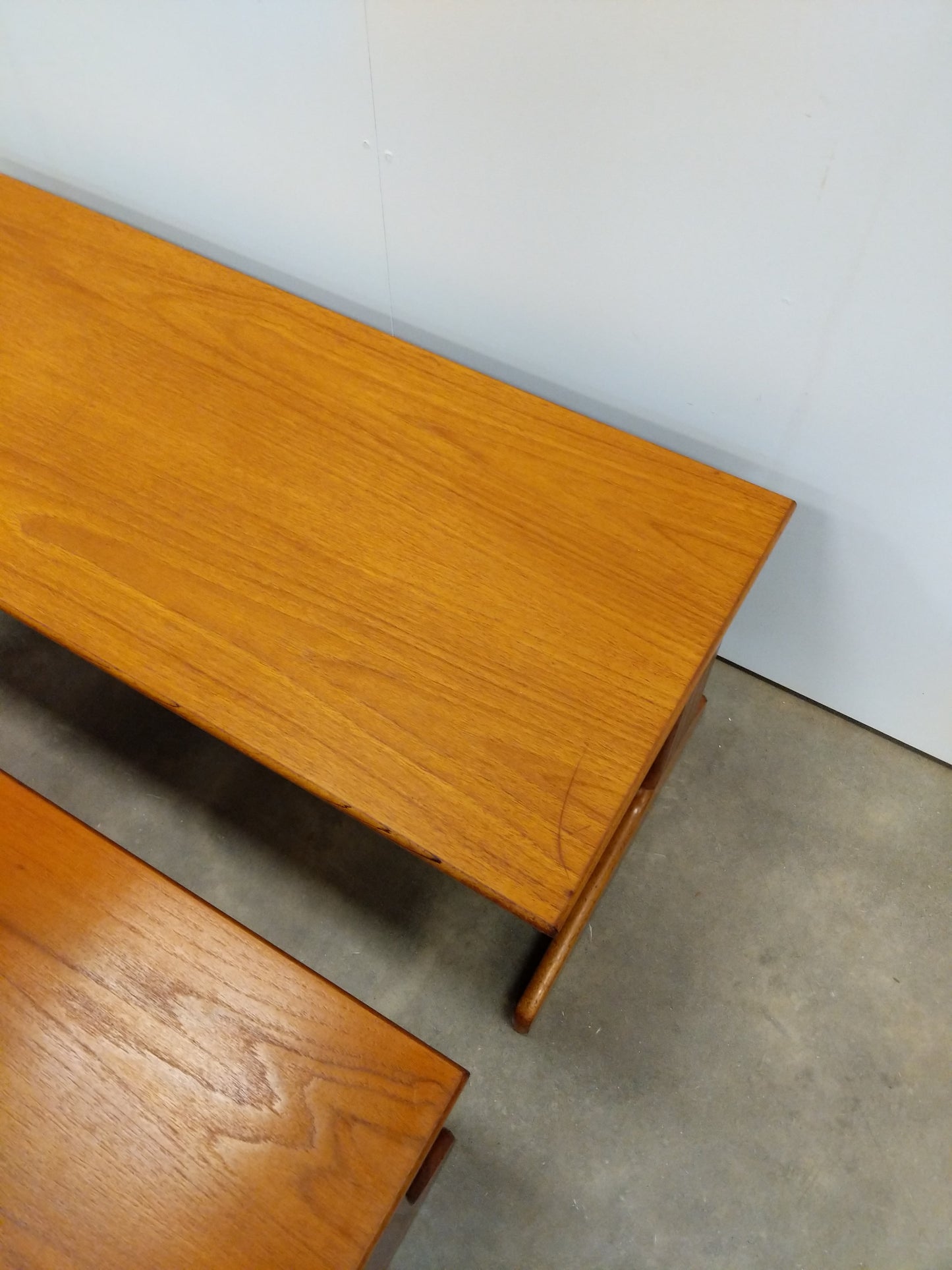 Vintage Mid Century Modern Teak Nesting Tables by Portwood