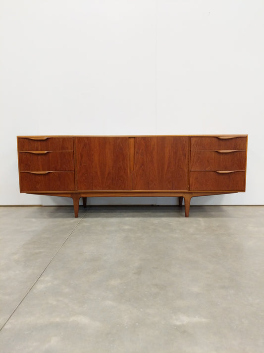 Vintage Mid Century Modern Teak Credenza by McIntosh