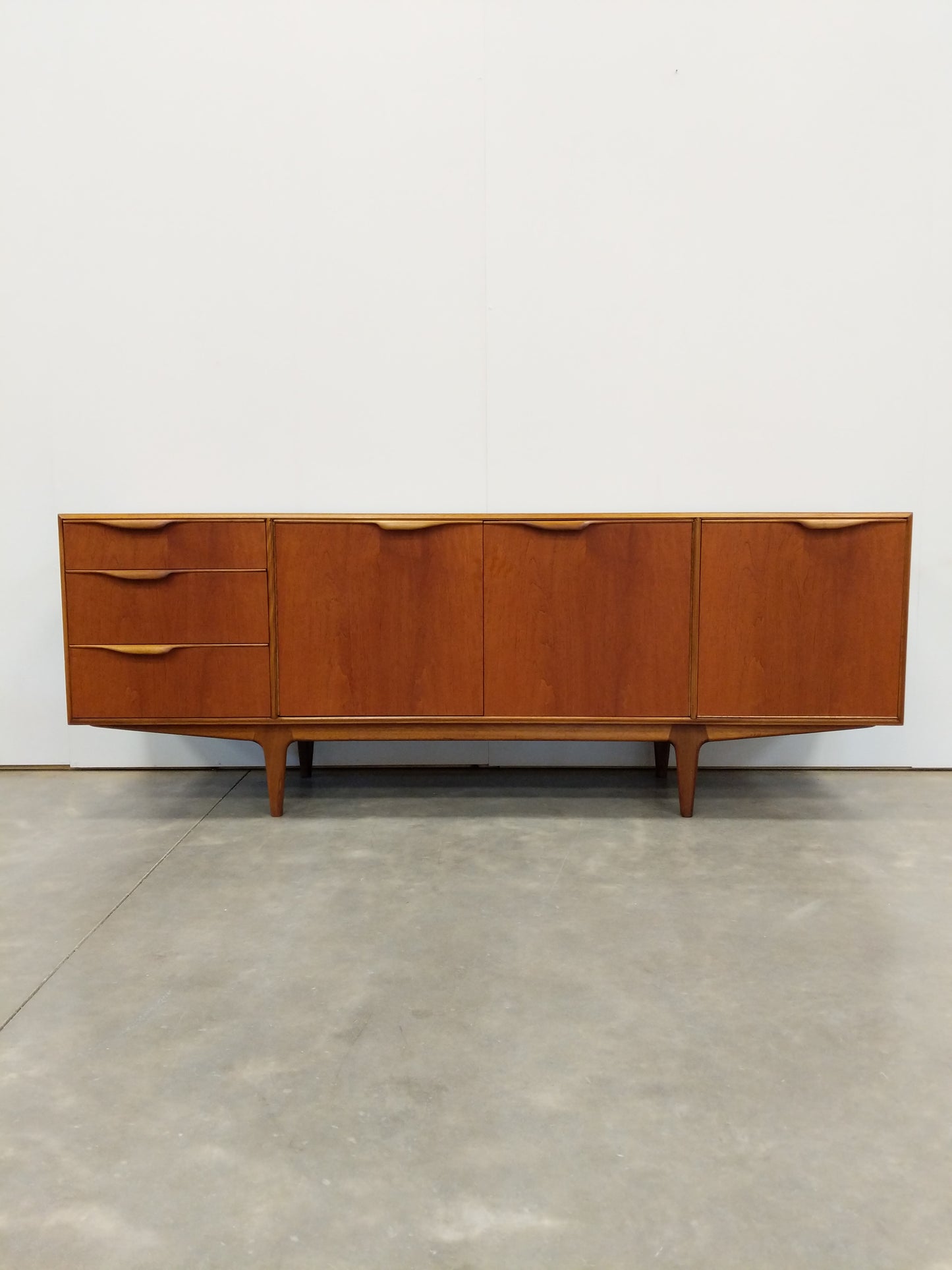Vintage Mid Century Modern Teak Credenza by McIntosh