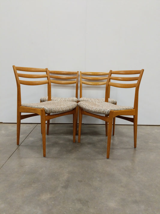 Set of 4 Vintage Swedish Modern Dining Chairs