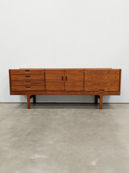 Vintage Mid Century Modern Teak Credenza by Meredew