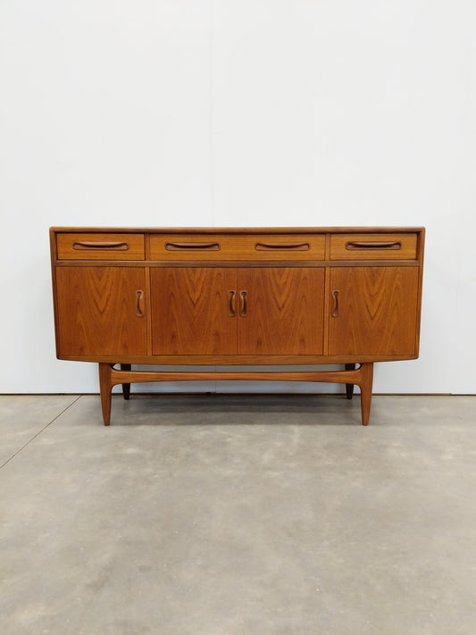 Vintage Mid Century Modern Teak Credenza / Sideboard by G Plan