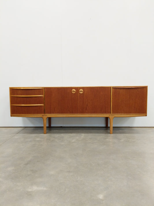 Vintage Mid Century Modern Teak Credenza by McIntosh