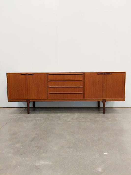 Vintage Mid Century Modern Teak Credenza by McIntosh