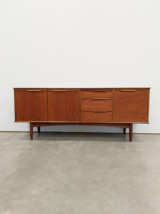 Vintage Mid Century Modern Teak Credenza by Morris of Glasgow