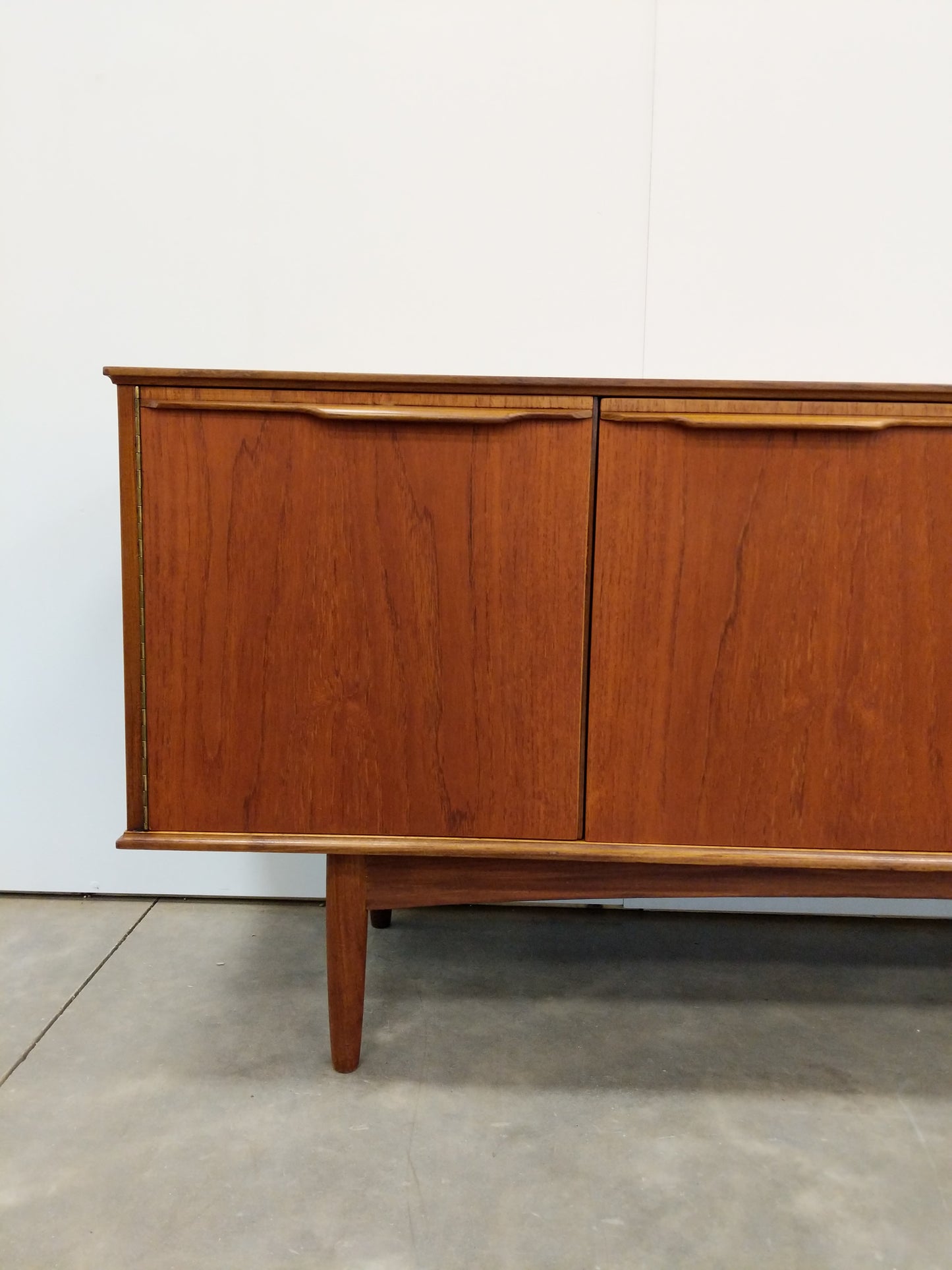 Vintage Mid Century Modern Teak Credenza by Morris of Glasgow