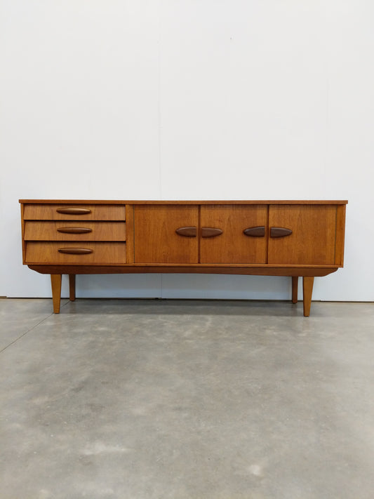 Vintage Mid Century Modern Teak Credenza by Jentique