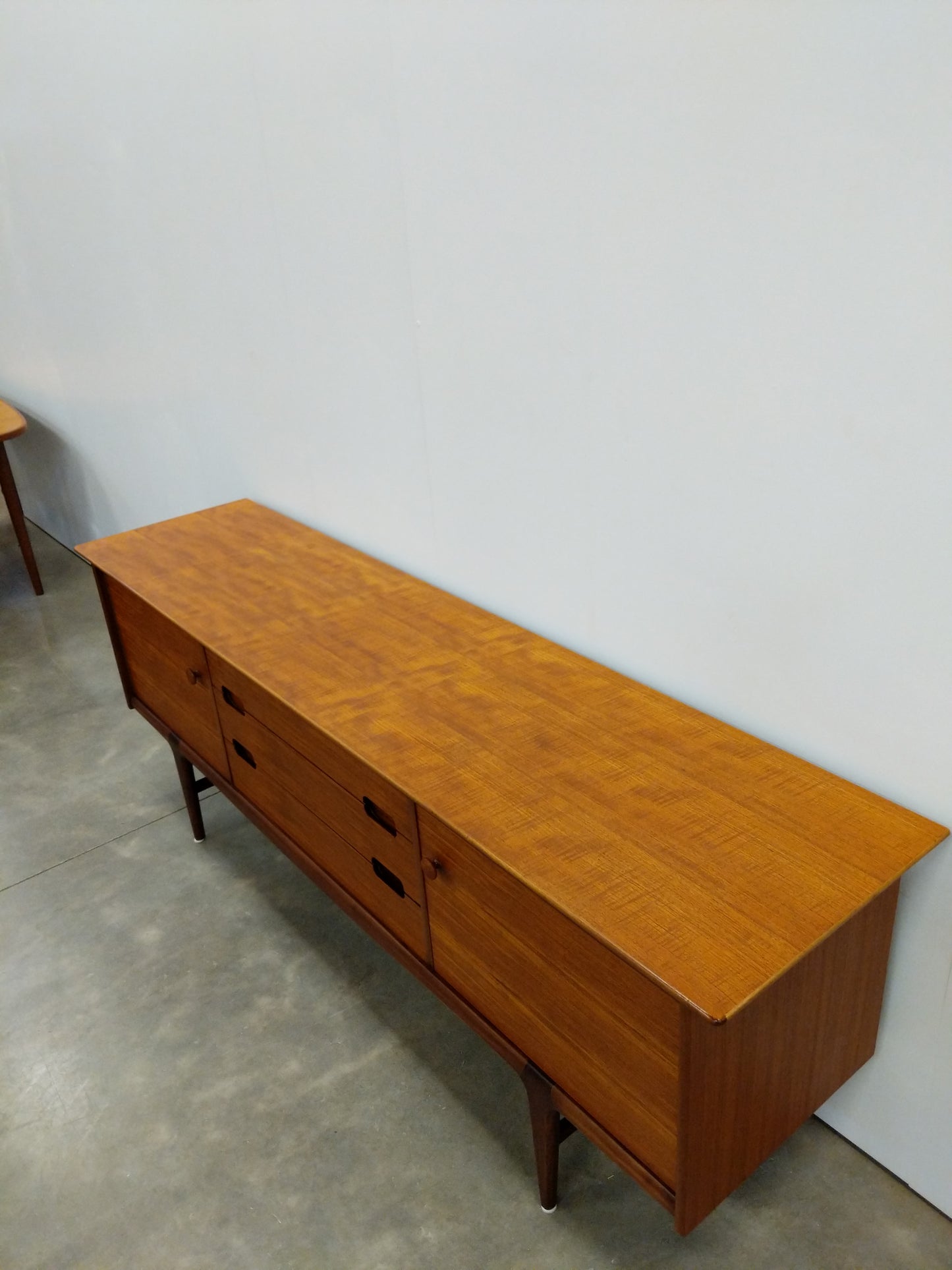 Vintage Mid Century Modern Teak Credenza by Younger