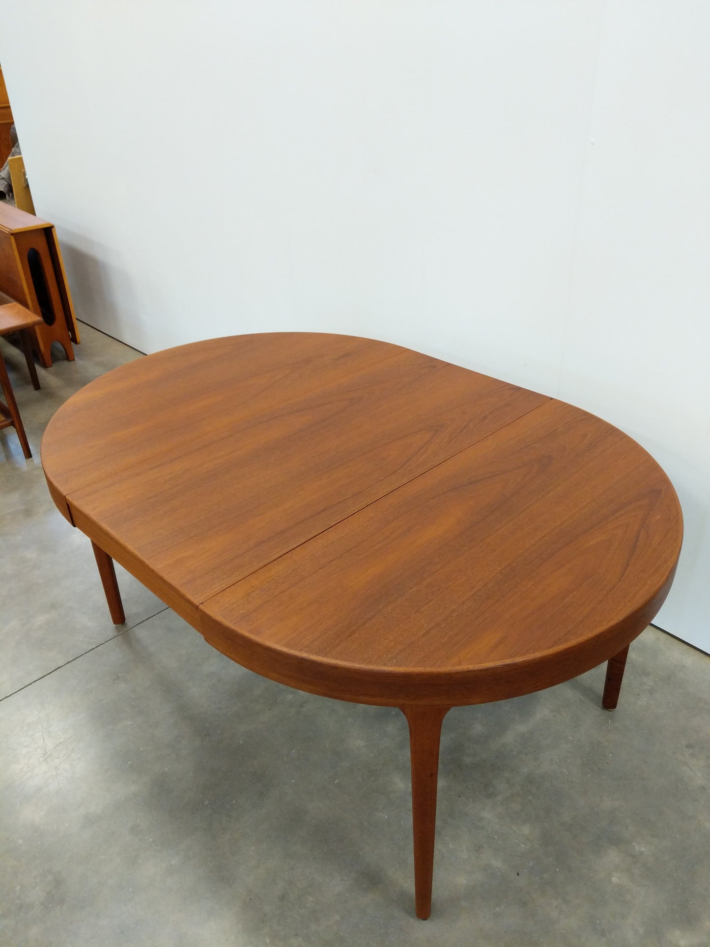 Vintage Danish Modern Teak Extendable Dining Table by Svend Åge Madsen