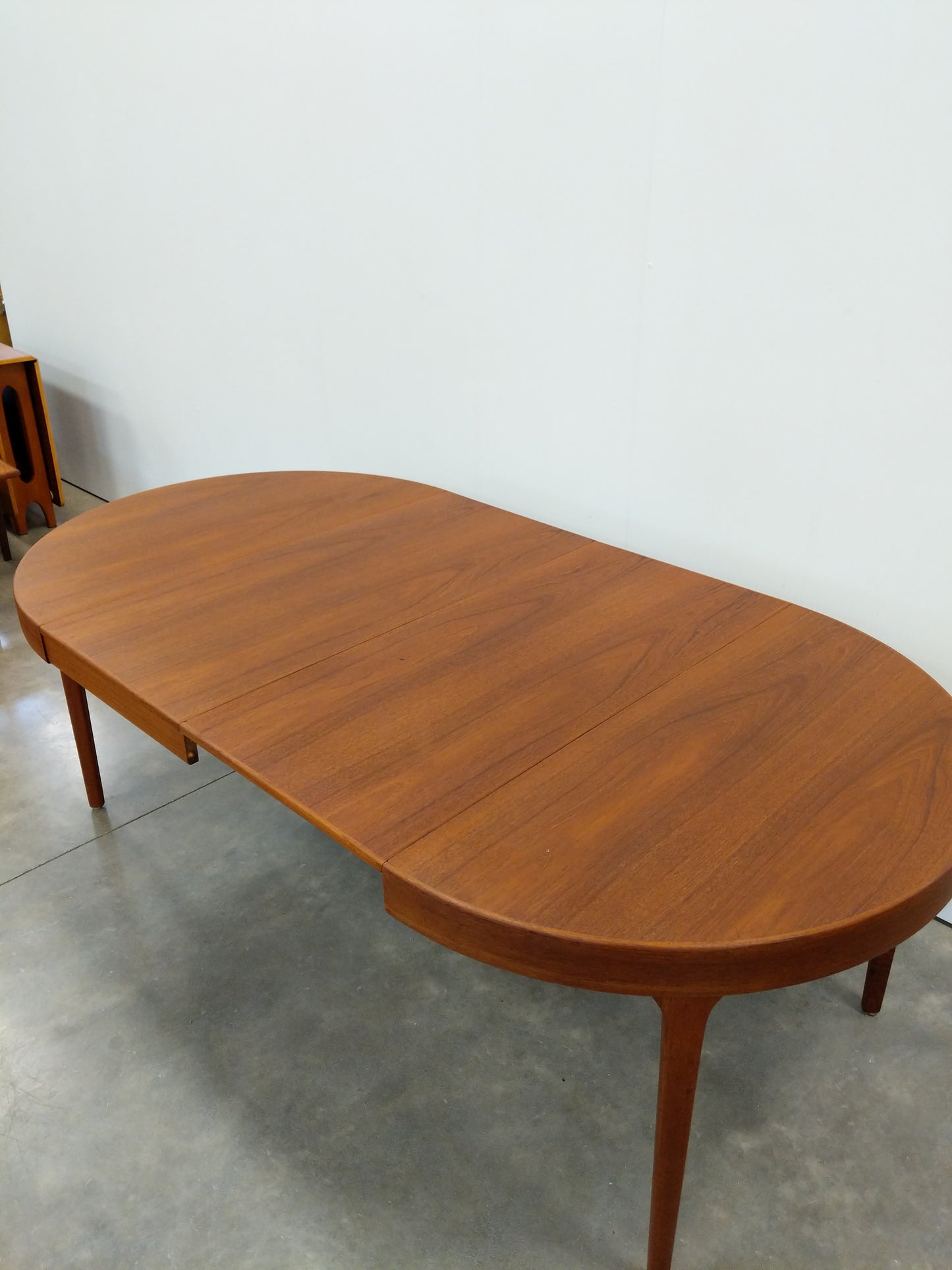 Vintage Danish Modern Teak Extendable Dining Table by Svend Åge Madsen