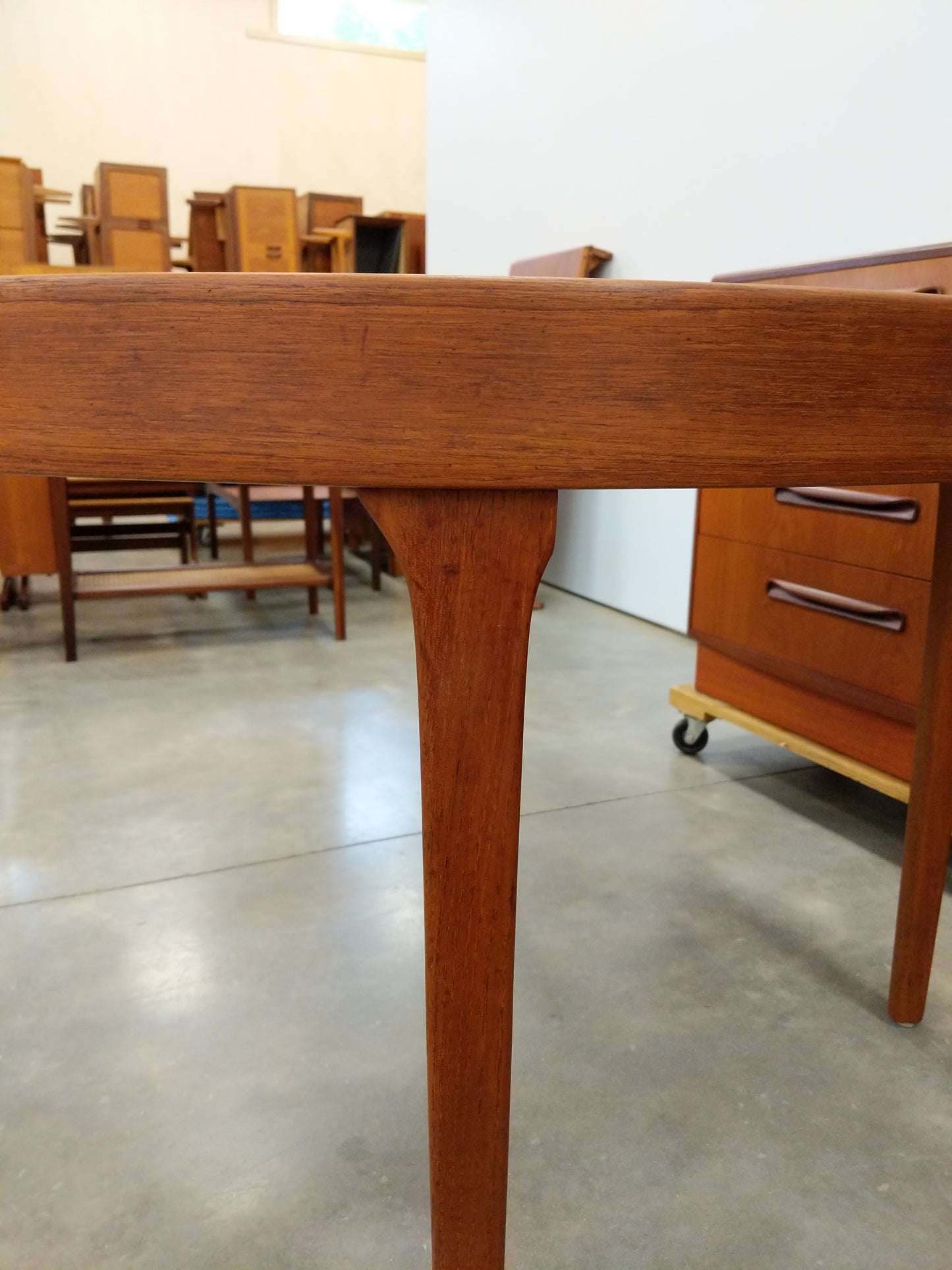 Vintage Danish Modern Teak Extendable Dining Table by Svend Åge Madsen