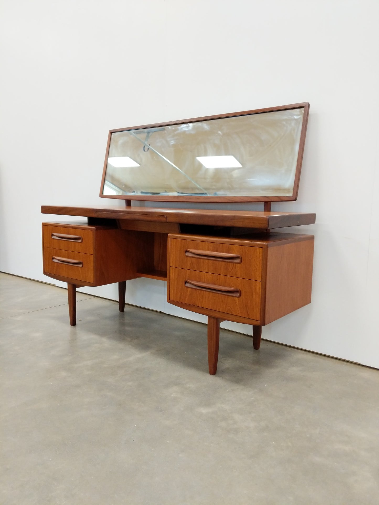 Vintage Mid Century Modern Teak Desk / Dressing Table by G Plan