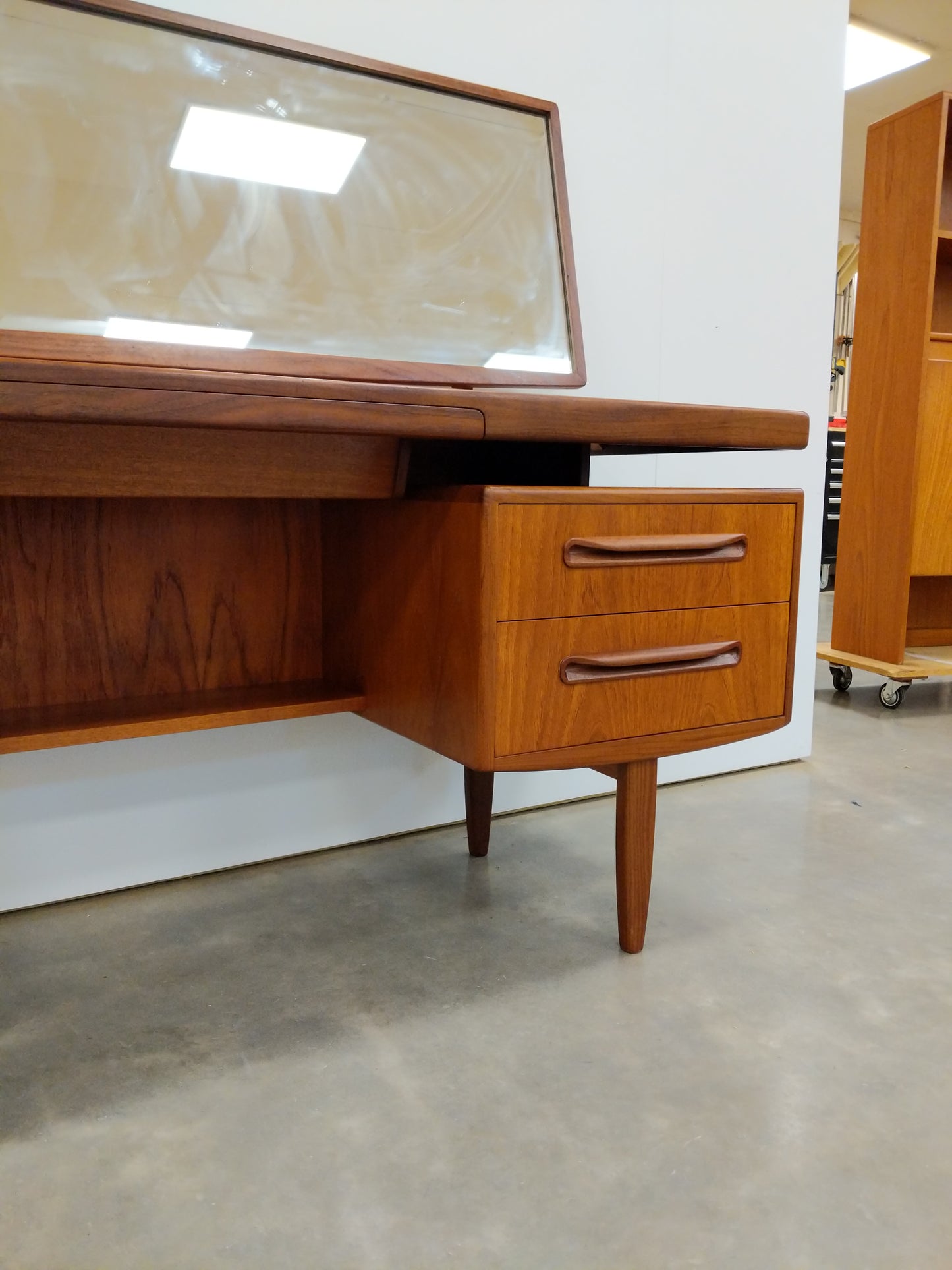 Vintage Mid Century Modern Teak Desk / Dressing Table by G Plan
