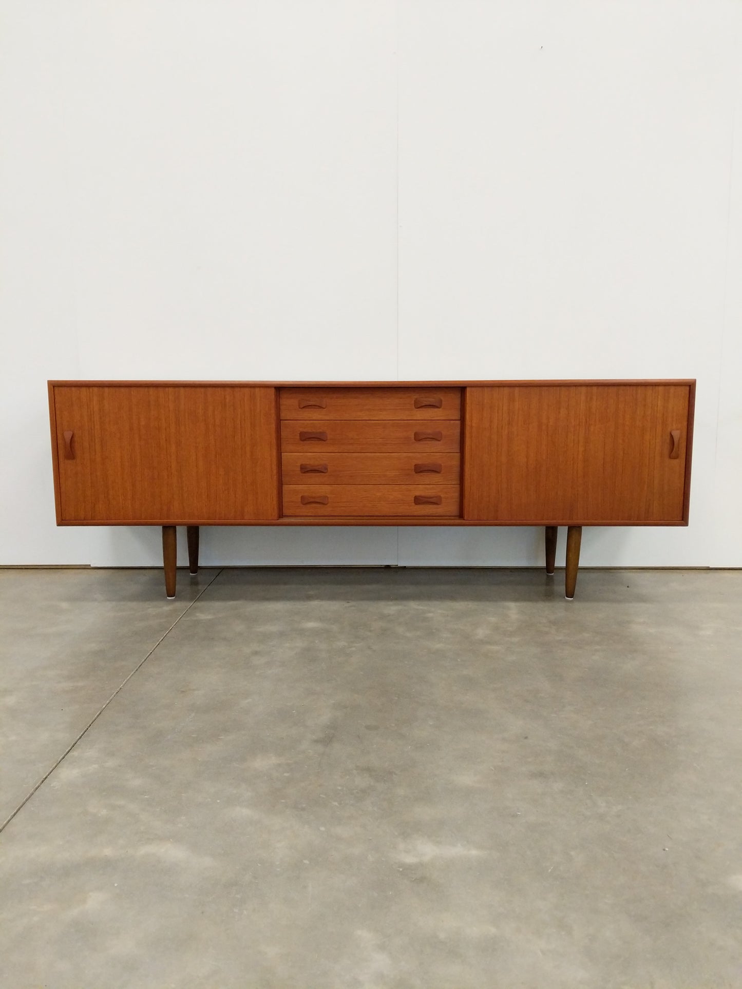 Vintage Danish Modern Teak Credenza by Clausen & Søn