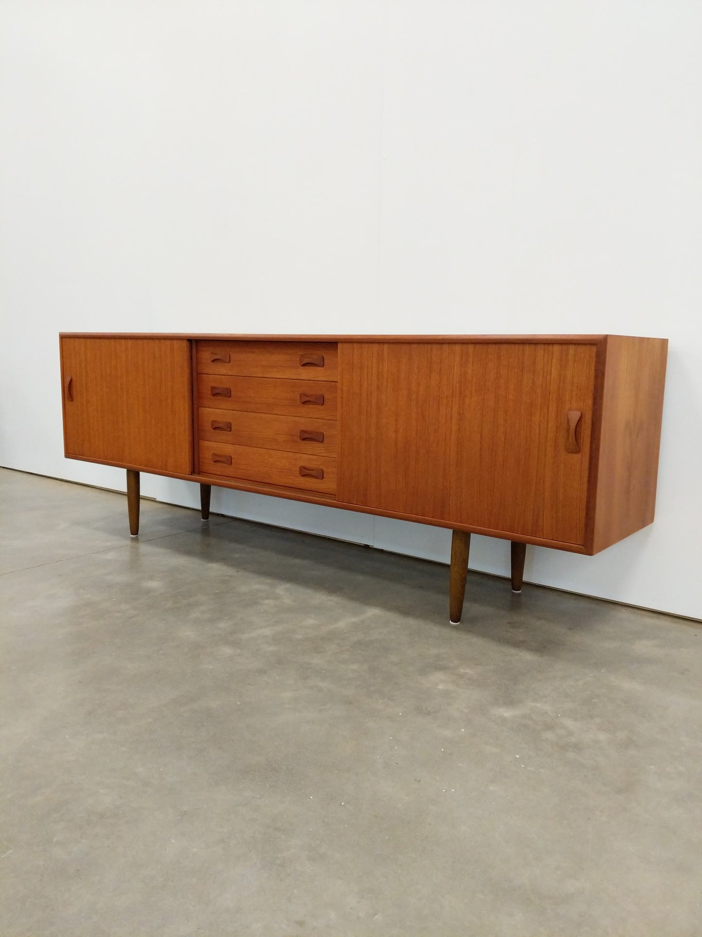 Vintage Danish Modern Teak Credenza by Clausen & Søn