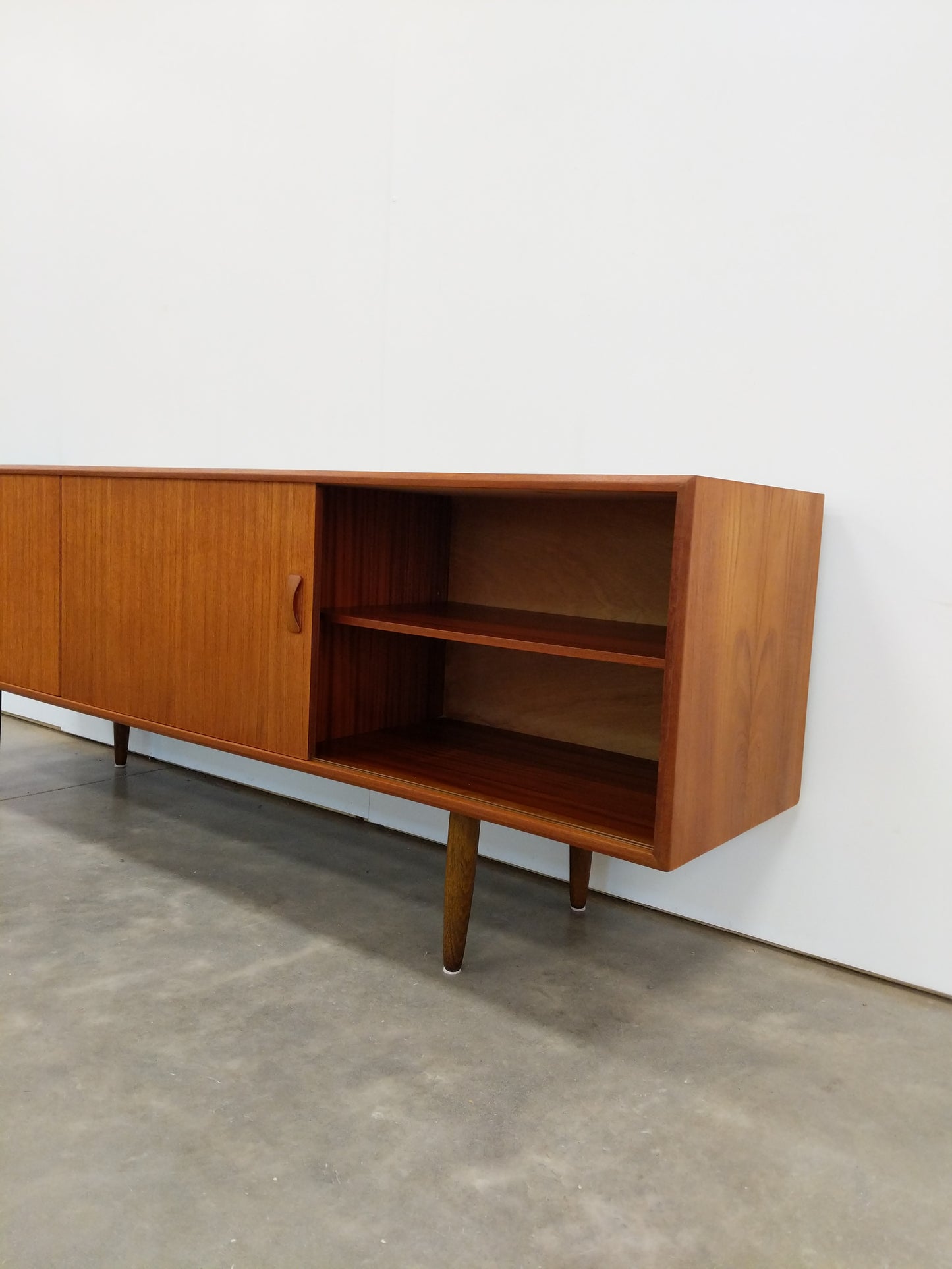 Vintage Danish Modern Teak Credenza by Clausen & Søn
