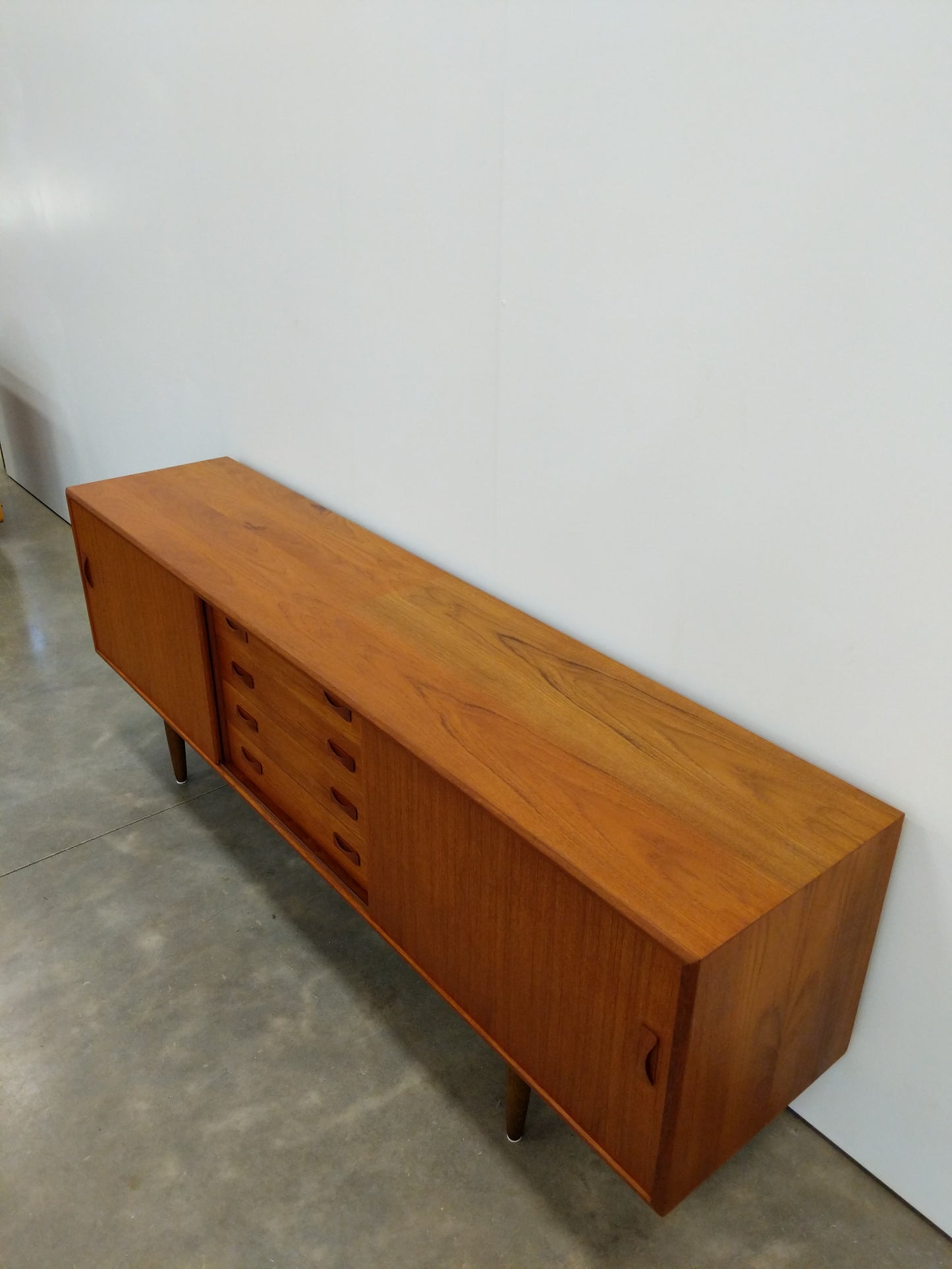 Vintage Danish Modern Teak Credenza by Clausen & Søn