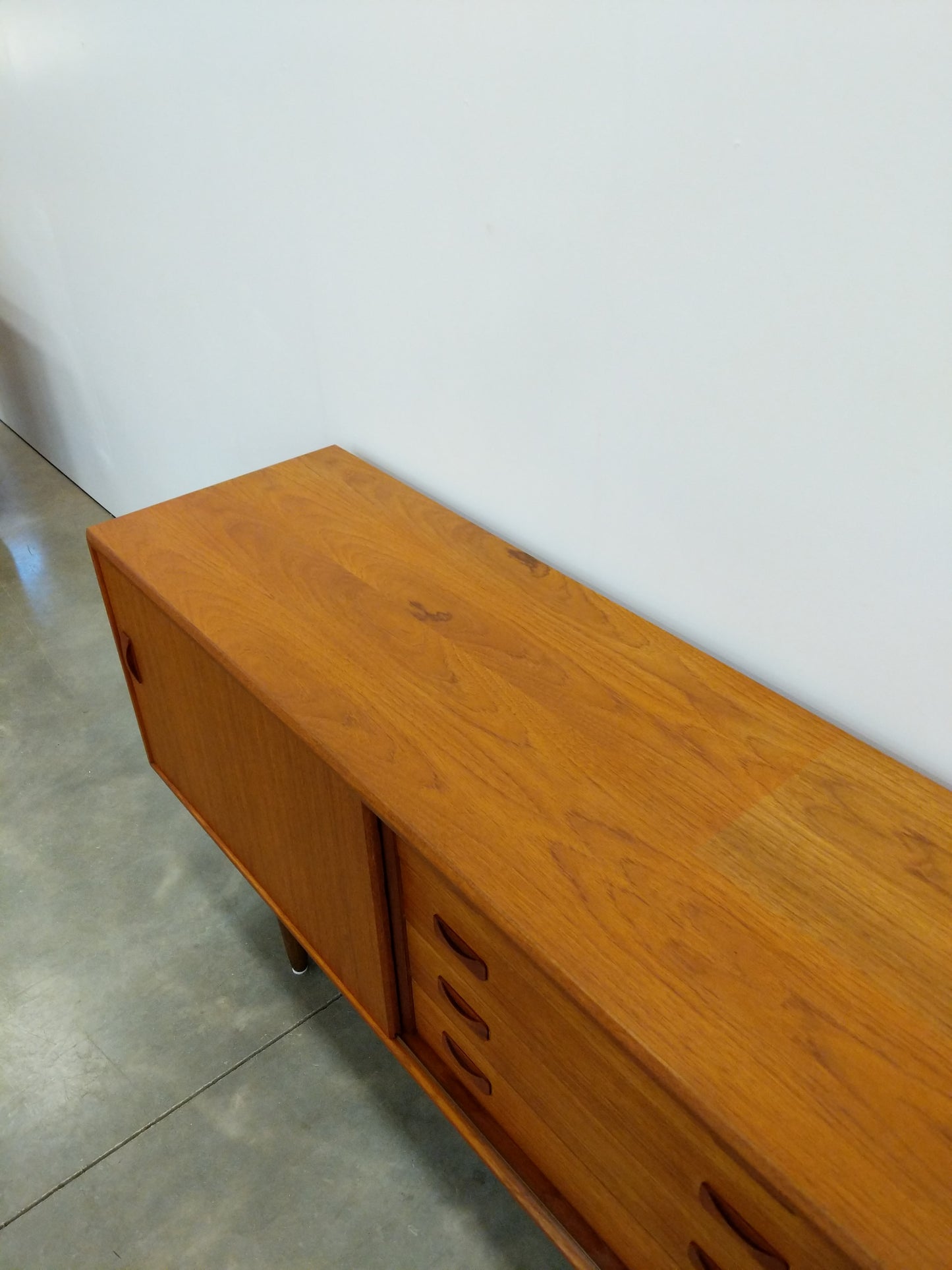 Vintage Danish Modern Teak Credenza by Clausen & Søn